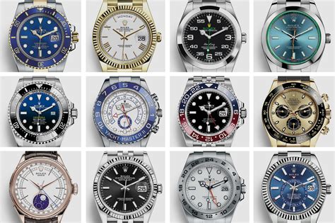 rolex watch types|list of all rolex models.